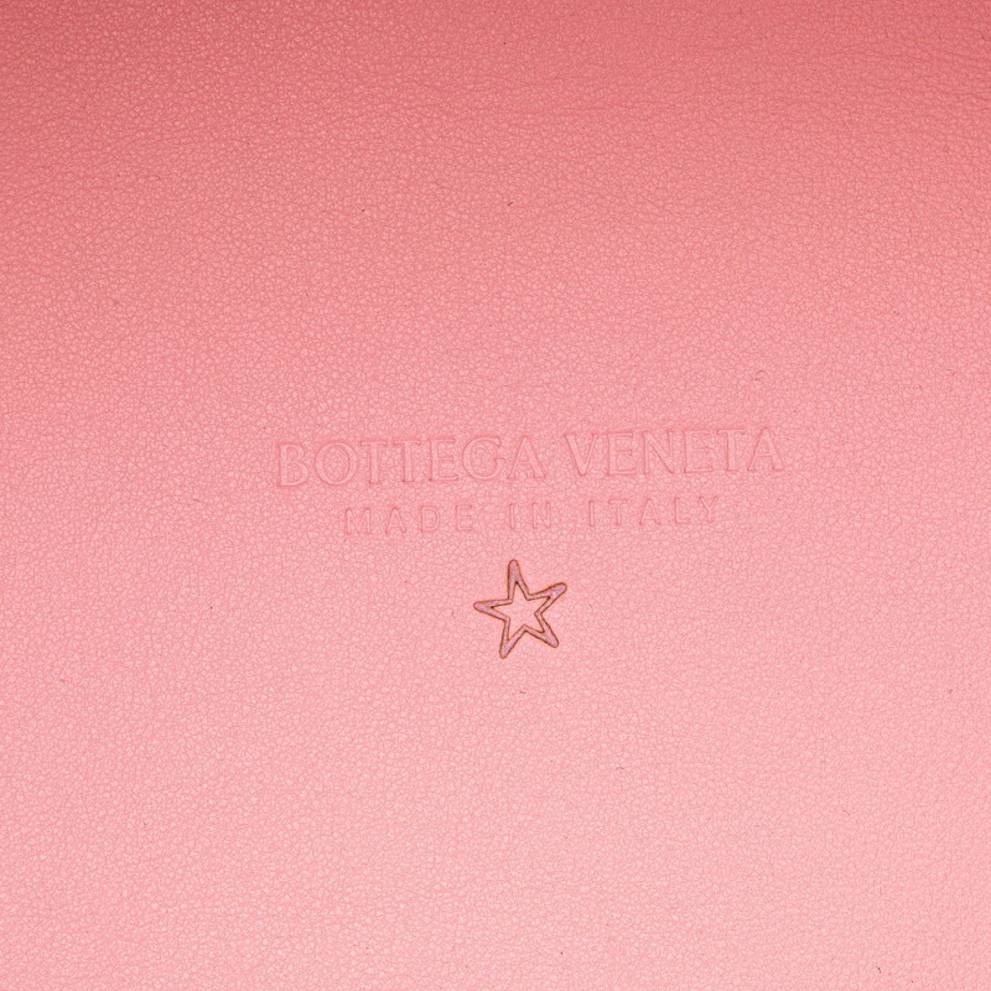 Bottega Veneta Bottega Veneta Maxi Intrecciato Arco Handbag in Pink Mouton Leather for Women Size ONE SIZE - 10 Thumbnail