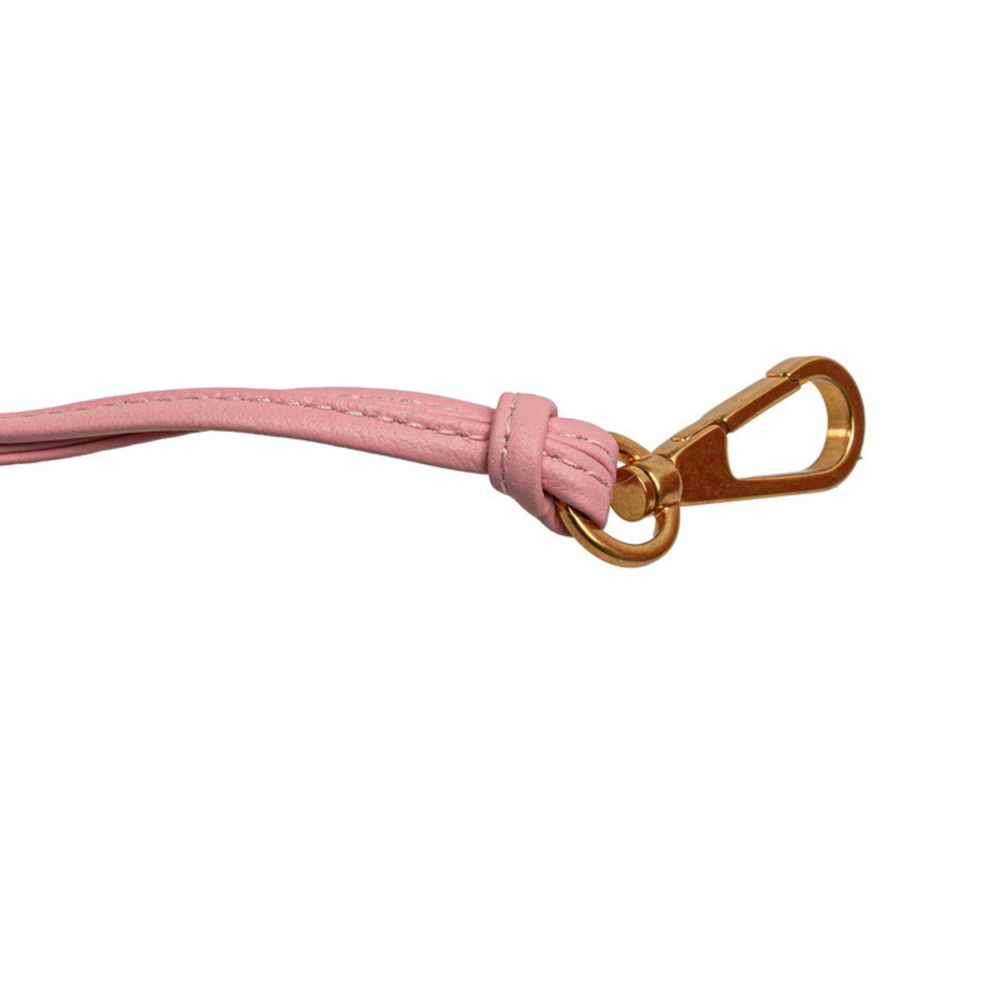 Bottega Veneta Bottega Veneta Maxi Intrecciato Arco Handbag in Pink Mouton Leather for Women Size ONE SIZE - 8 Thumbnail