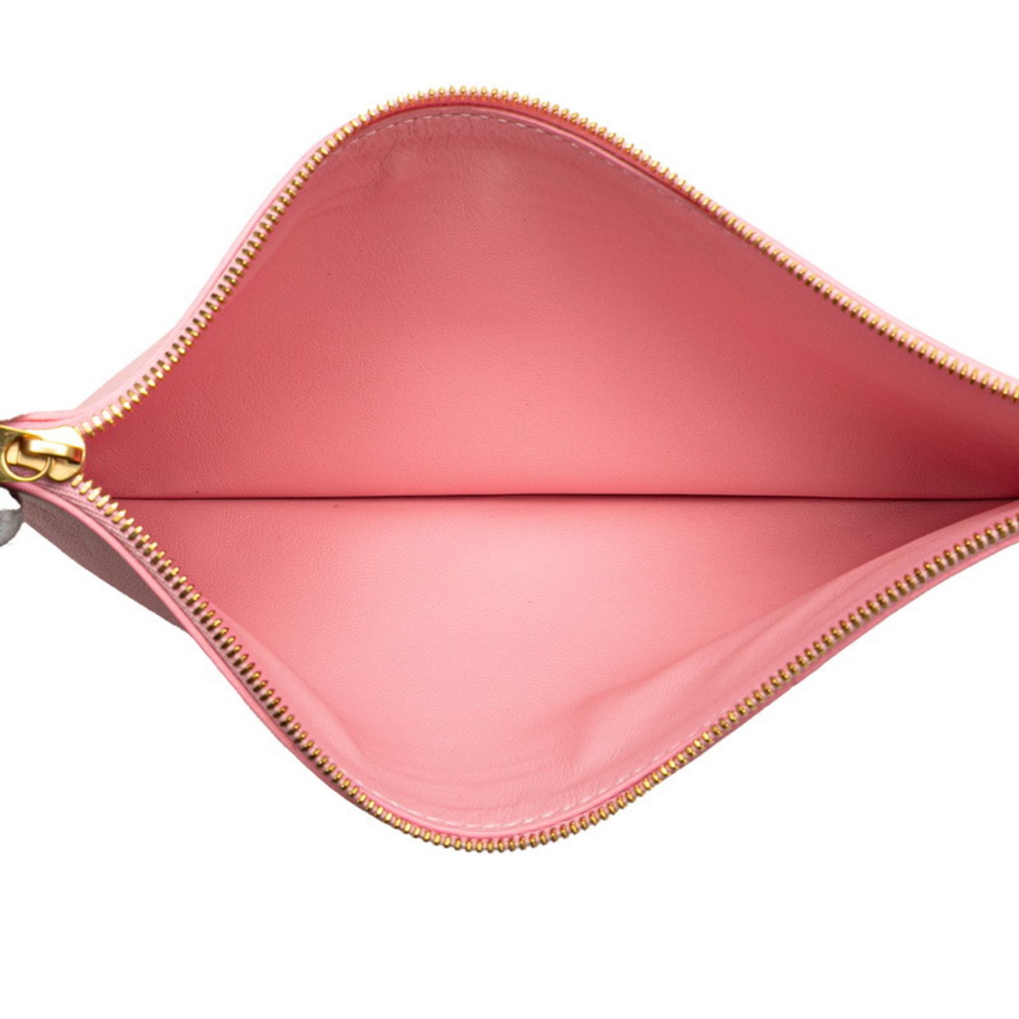 Bottega Veneta Bottega Veneta Maxi Intrecciato Arco Handbag in Pink Mouton Leather for Women Size ONE SIZE - 6 Thumbnail