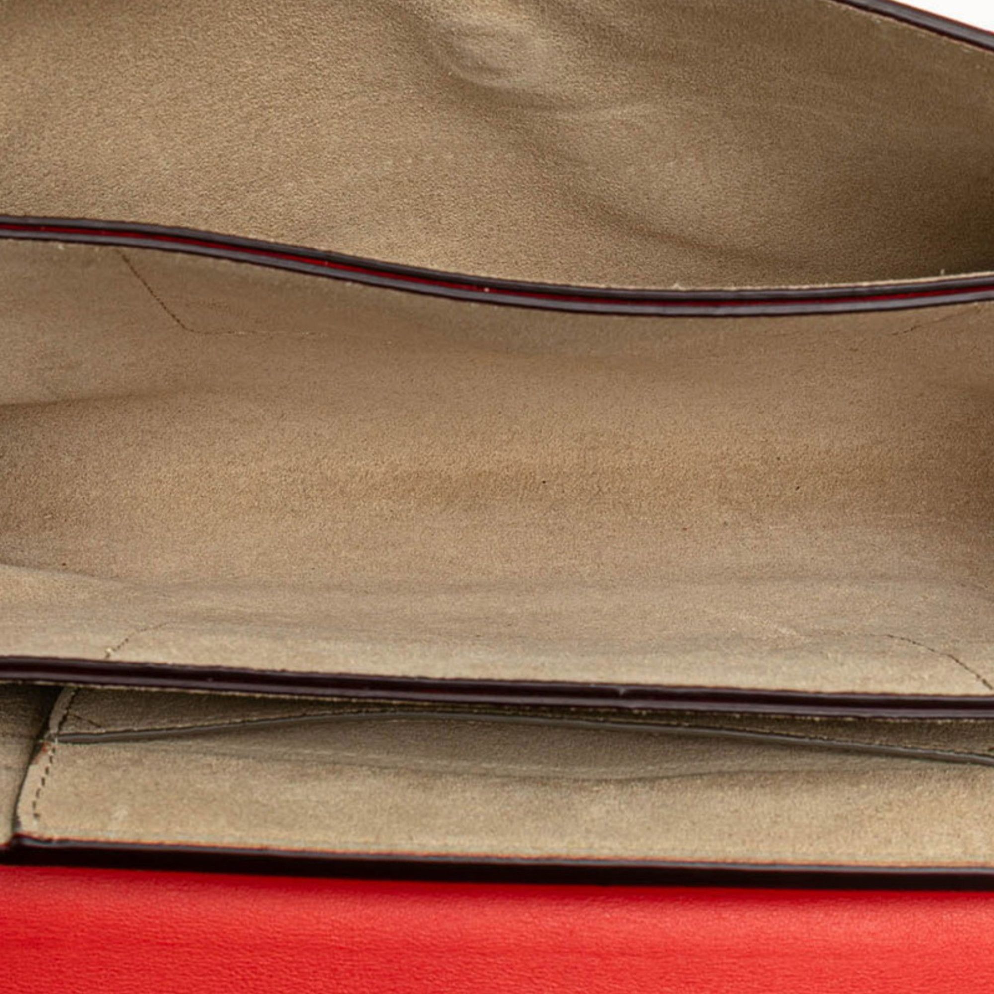 Chloe Chloé Chloe crossbody shoulder bag in red leather and suede for women Size ONE SIZE - 9 Thumbnail
