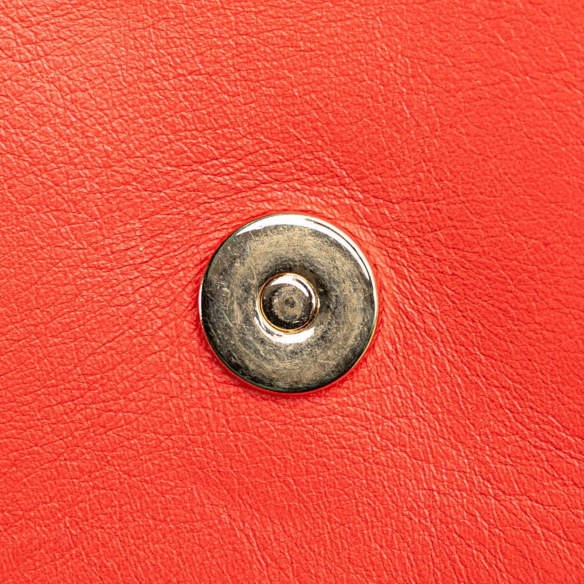 Chloe Chloé Chloe crossbody shoulder bag in red leather and suede for women Size ONE SIZE - 4 Thumbnail