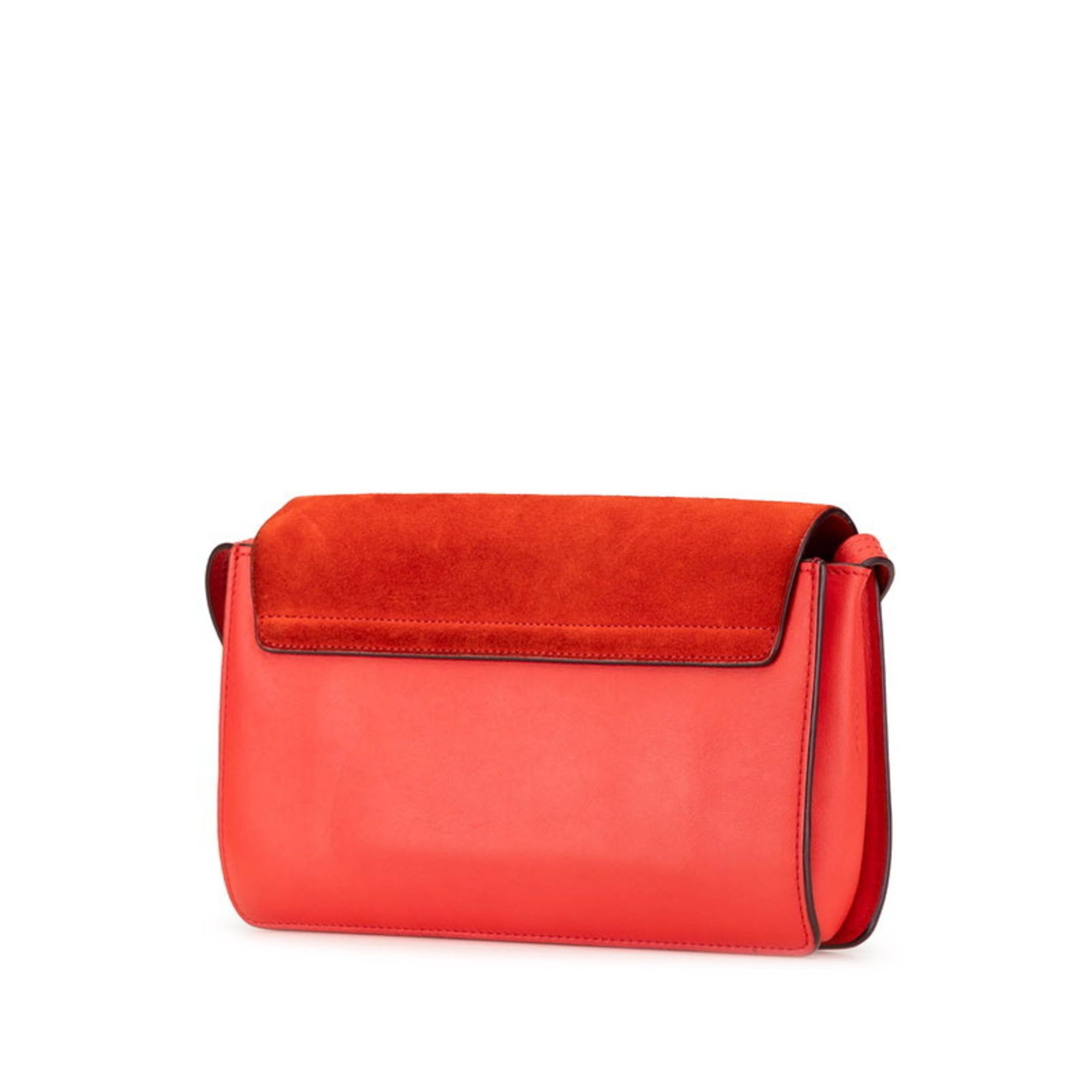 Chloe Chloé Chloe crossbody shoulder bag in red leather and suede for women Size ONE SIZE - 2 Thumbnail