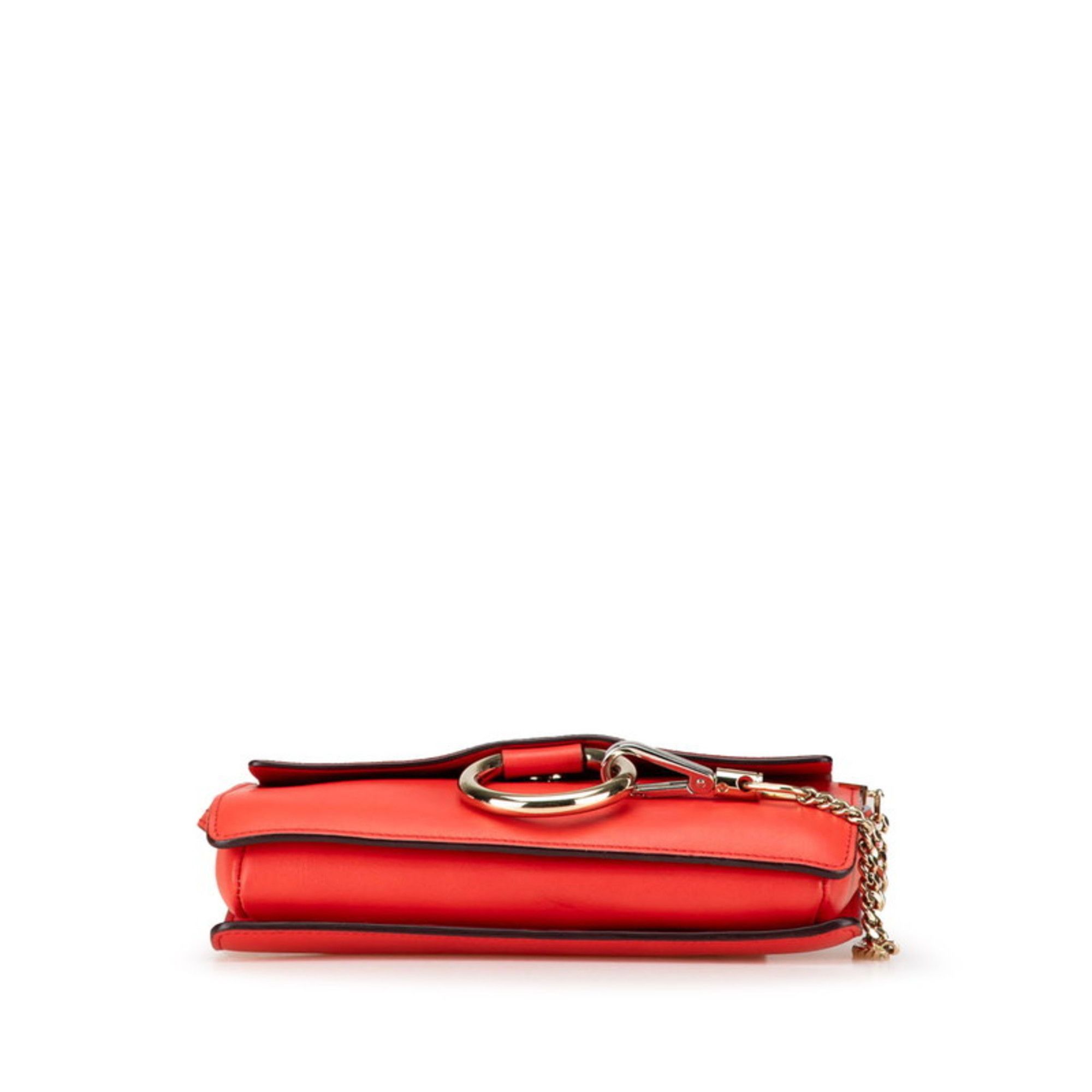 Chloe Chloé Chloe crossbody shoulder bag in red leather and suede for women Size ONE SIZE - 3 Thumbnail