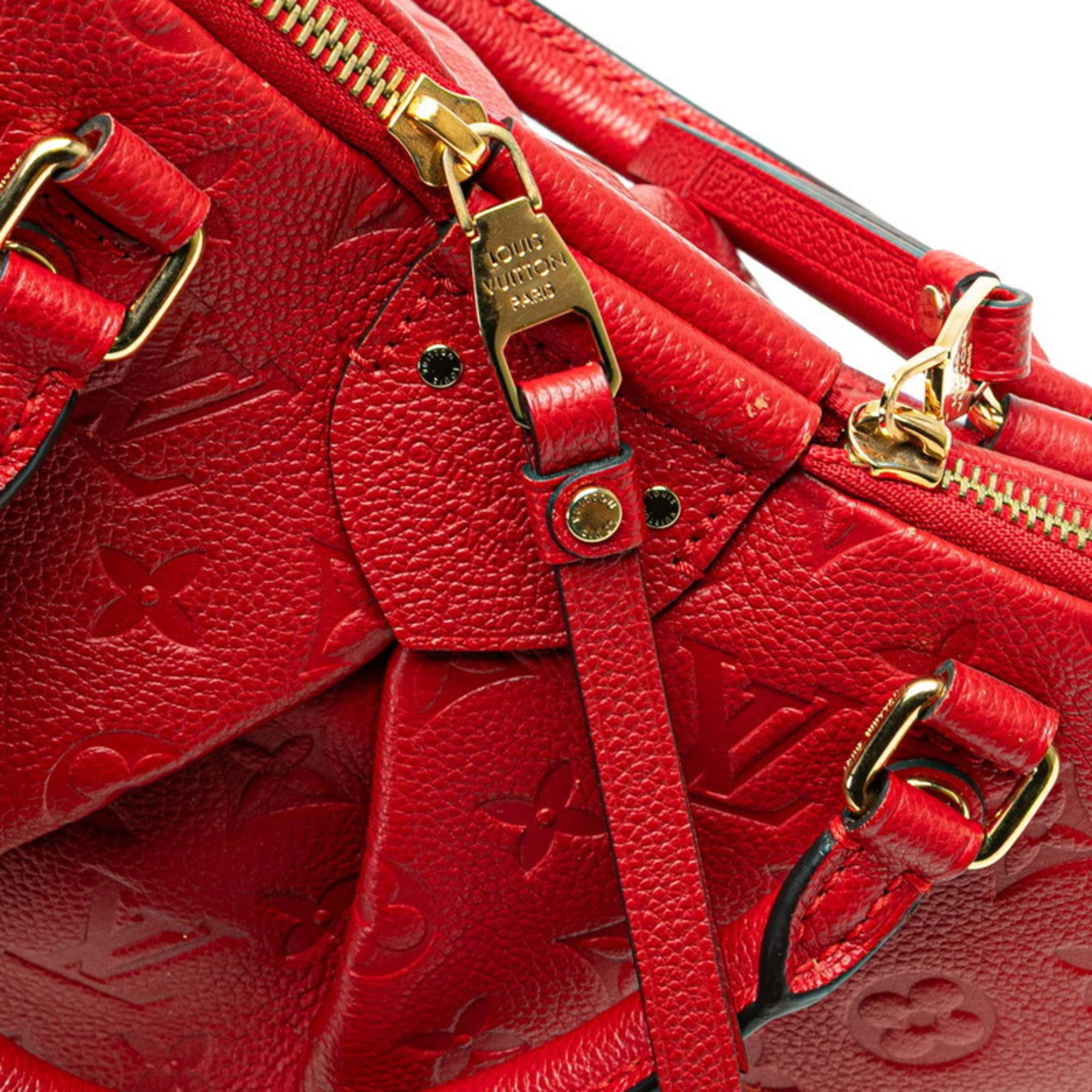 Louis Vuitton Louis Vuitton Monogram Empreinte Mazarine PM Handbag/Shoulder Bag 2-Way M50638 Cerise Red Calfskin Leather Women's LOUIS VUITTON Size ONE SIZE - 7 Thumbnail