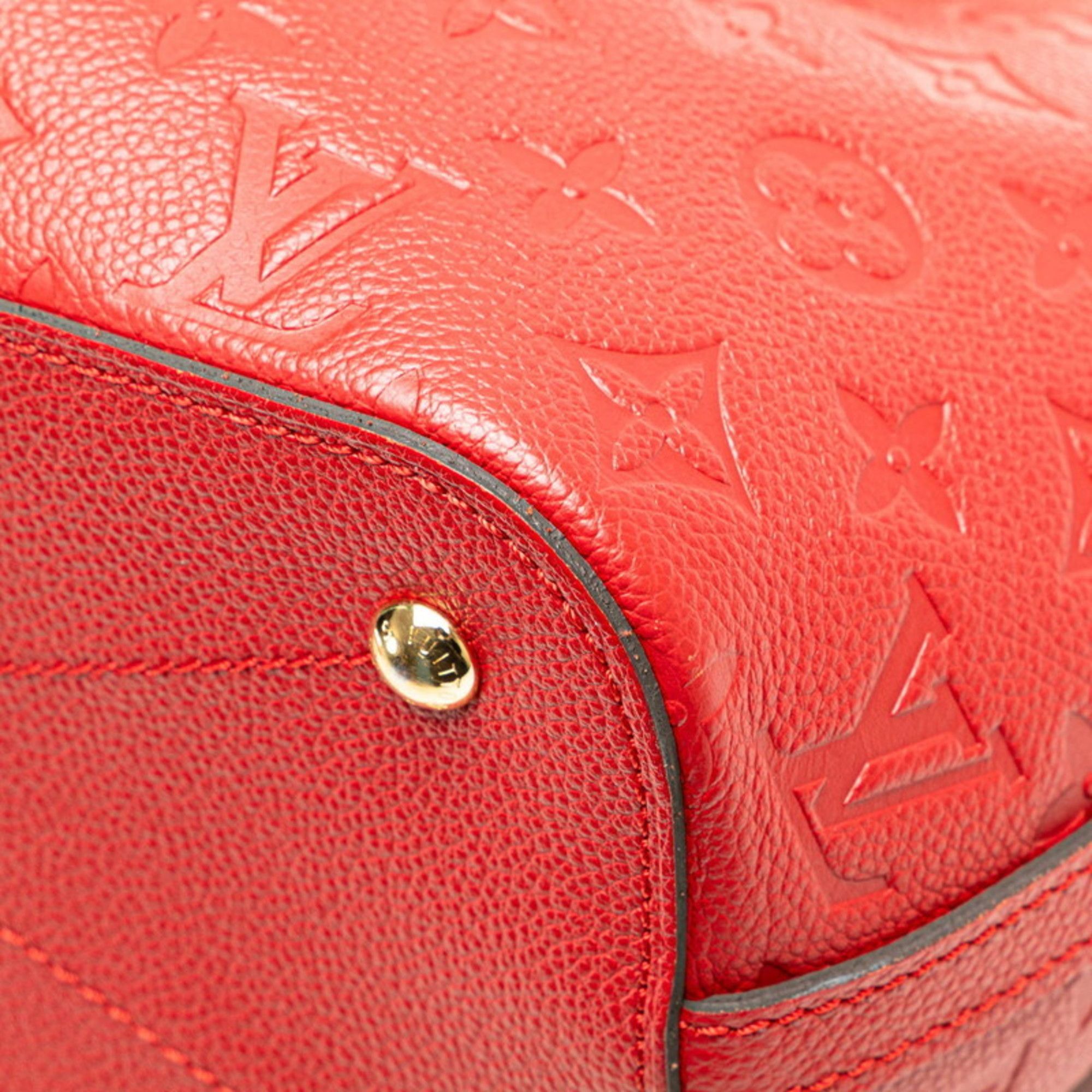 Louis Vuitton Louis Vuitton Monogram Empreinte Mazarine PM Handbag/Shoulder Bag 2-Way M50638 Cerise Red Calfskin Leather Women's LOUIS VUITTON Size ONE SIZE - 5 Thumbnail