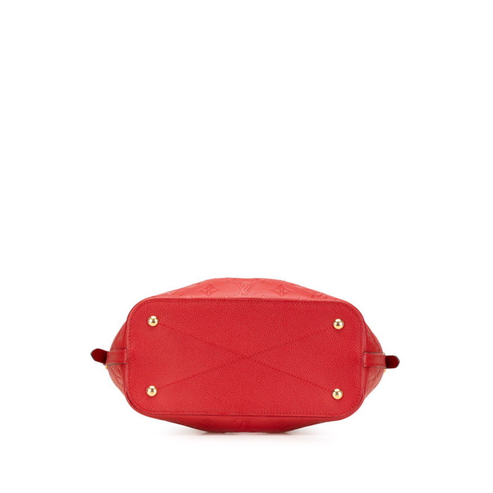 Louis Vuitton Louis Vuitton Monogram Empreinte Mazarine PM Handbag/Shoulder Bag 2-Way M50638 Cerise Red Calfskin Leather Women's LOUIS VUITTON Size ONE SIZE - 3 Thumbnail