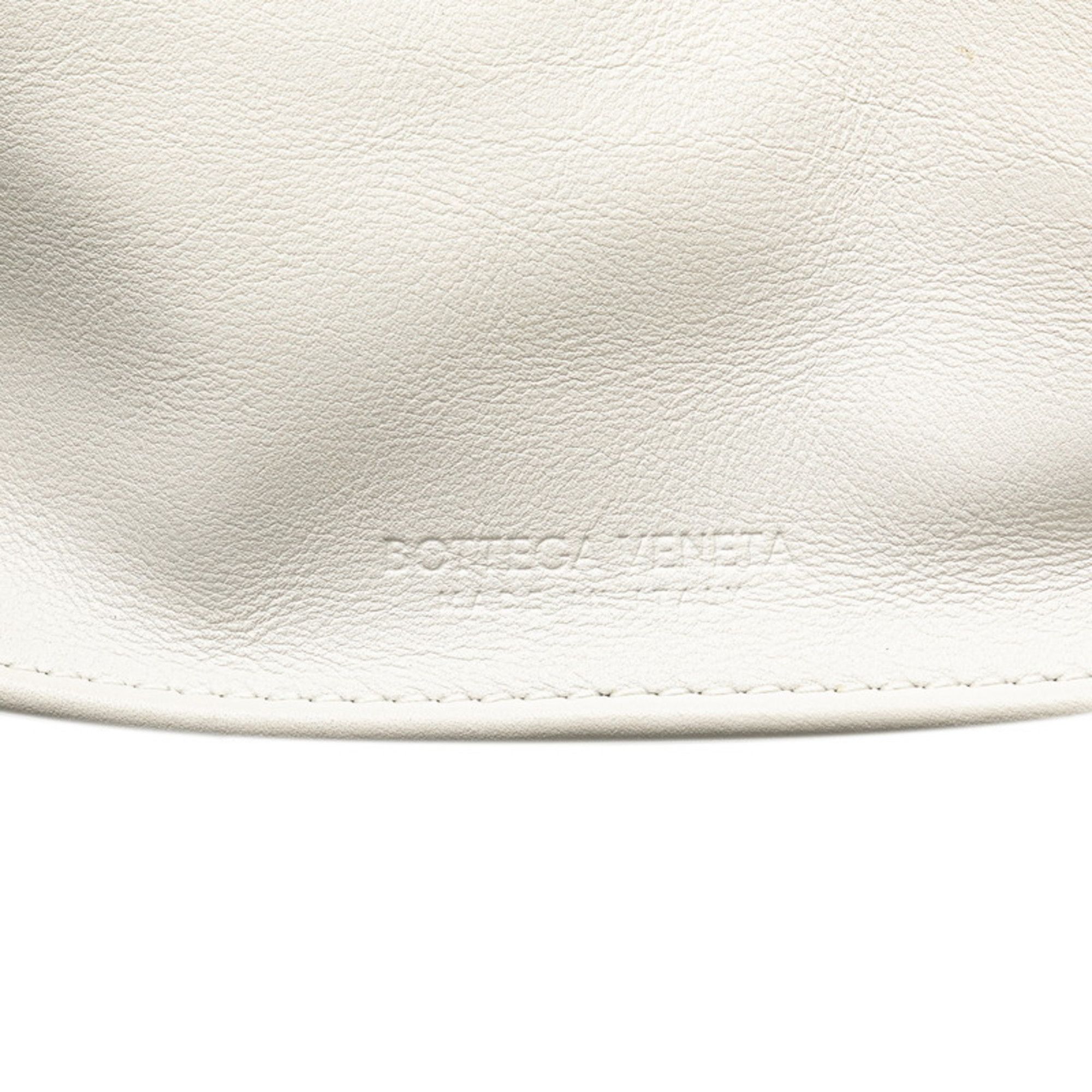 Bottega Veneta Bottega Veneta Miniza Twist Handbag 652001 White Leather Women's BOTTEGAVENETA Size ONE SIZE - 5 Thumbnail