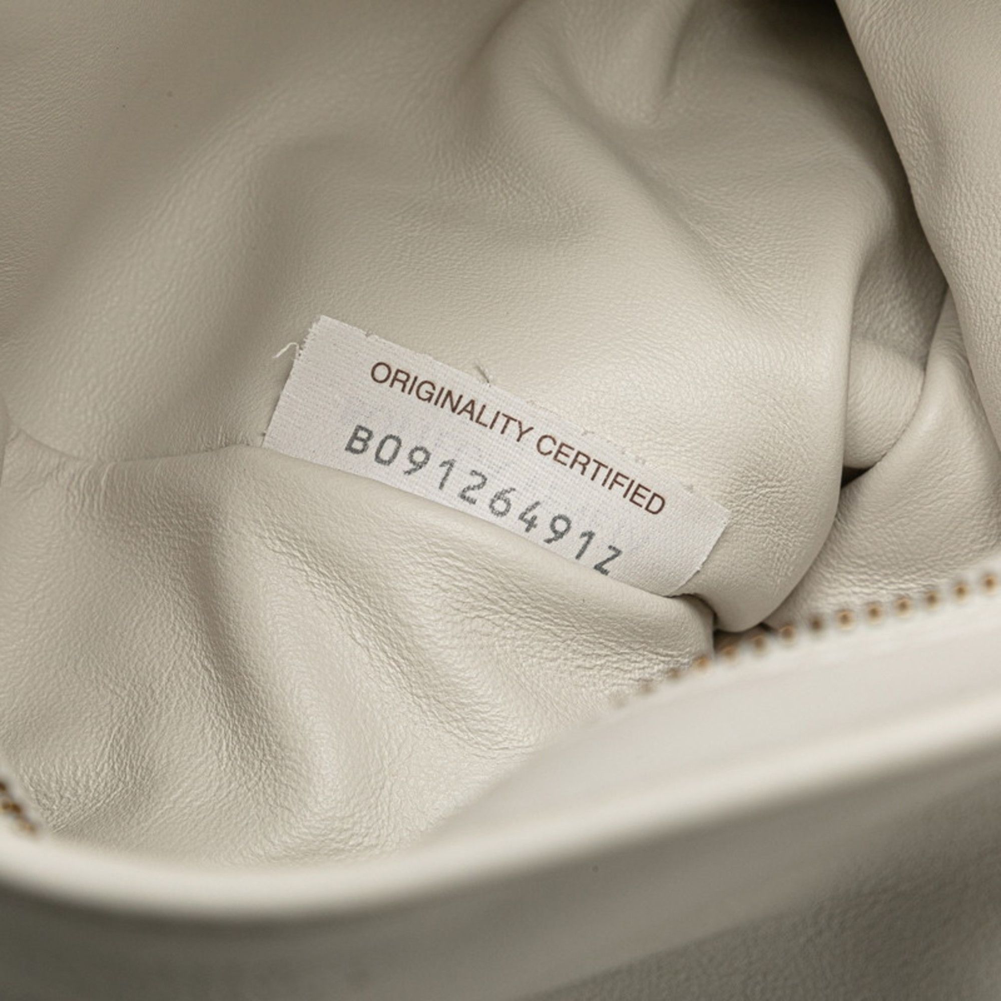 Bottega Veneta Bottega Veneta Miniza Twist Handbag 652001 White Leather Women's BOTTEGAVENETA Size ONE SIZE - 6 Thumbnail