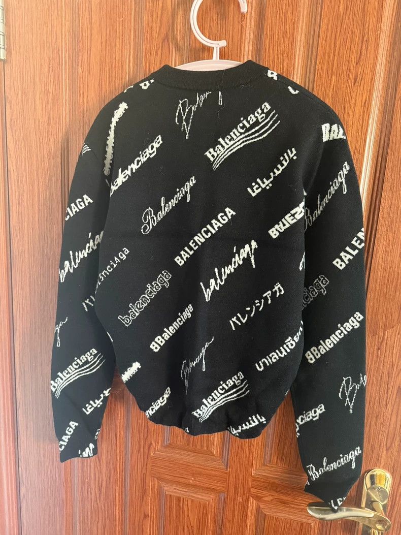 Balenciaga Balenciaga Black Logo Women's Sweater - dmc Size US XS / EU 42 / 0 - 4 Thumbnail