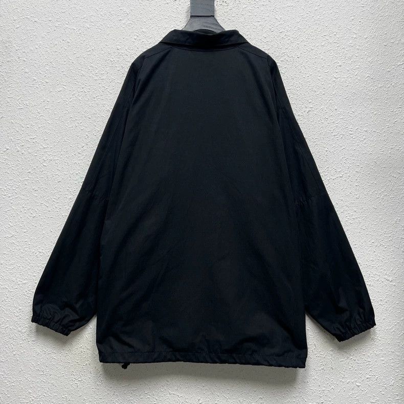 Balenciaga Balenciaga Black Green Logo Windbreaker - dmc Size US M / EU 48-50 / 2 - 2 Thumbnail