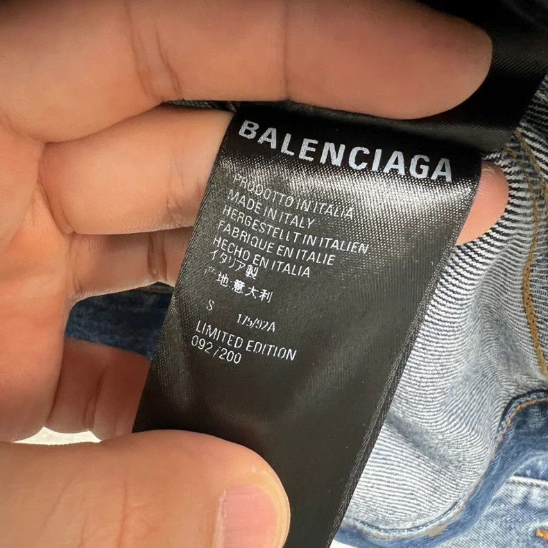 Balenciaga Balenciaga Fortnite Denim Jacket Blue XS - dmc Size US XS / EU 42 / 0 - 7 Thumbnail