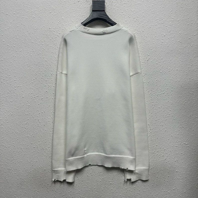 Balenciaga BALENCIAGA Loop Sports Distressed Sweater - dmc Size US XS / EU 42 / 0 - 2 Thumbnail