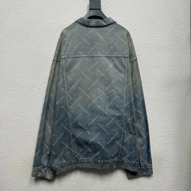 Balenciaga Balenciaga Washed Denim Jacket - dmc Size US M / EU 48-50 / 2 - 2 Thumbnail
