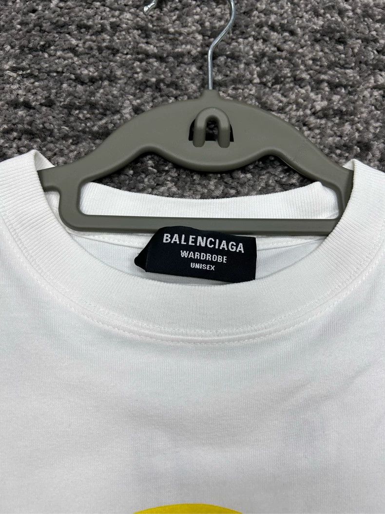Balenciaga Balenciaga Dissolved Smiley Short Sleeve - dmc Size US XXS / EU 40 - 4 Thumbnail