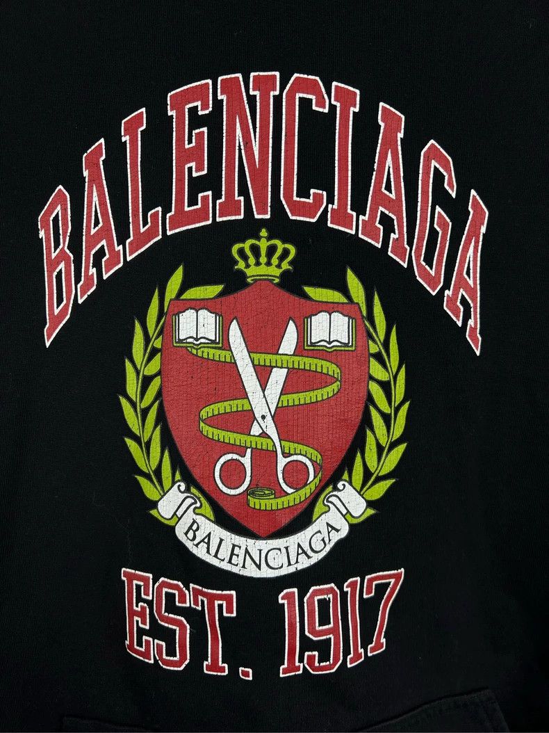 Balenciaga Distressed Scissors Hoodie - dmc