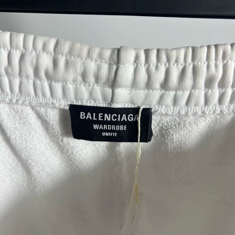 Balenciaga Balenciaga Embroidered Wave Shorts - dmc Size US 26 / EU 42 - 3 Thumbnail