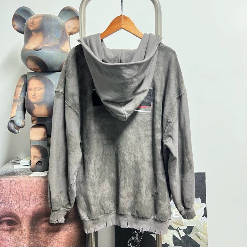 Balenciaga Balenciaga Mud-Dyed Wave Jacket - dmc Size US XS / EU 42 / 0 - 2 Thumbnail