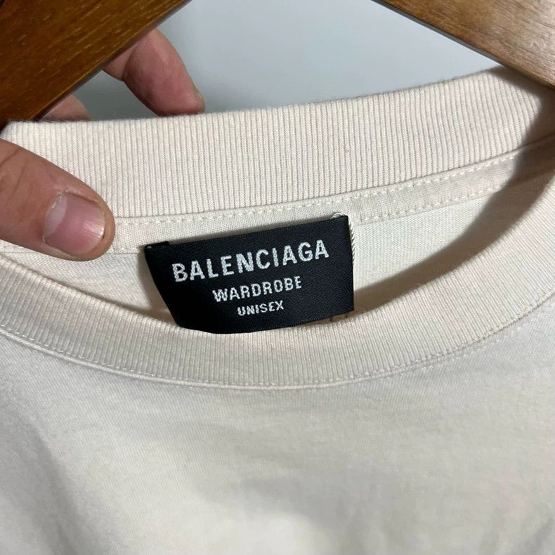 Balenciaga Balenciaga Back Logo Short Sleeve Tee - dmc Size US M / EU 48-50 / 2 - 3 Thumbnail