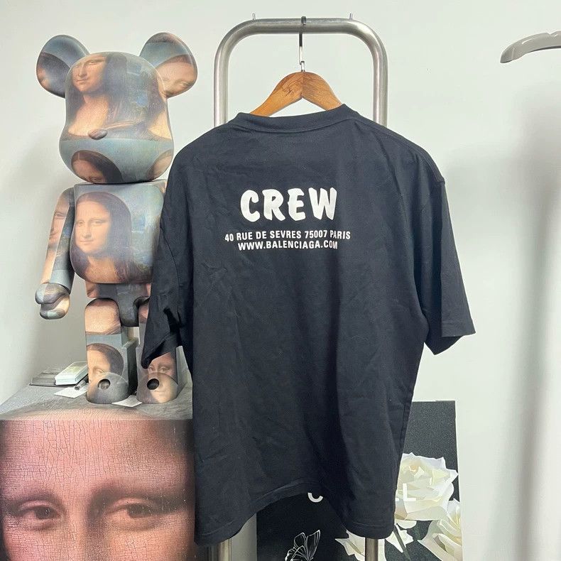 Balenciaga Balenciaga Crew Short Sleeve T-shirt - dmc Size US M / EU 48-50 / 2 - 2 Thumbnail