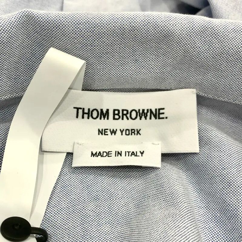 Thom Browne Thom Browne Blue Cotton Women's Dress 0089 Size M / US 6-8 / IT 42-44 - 5 Thumbnail