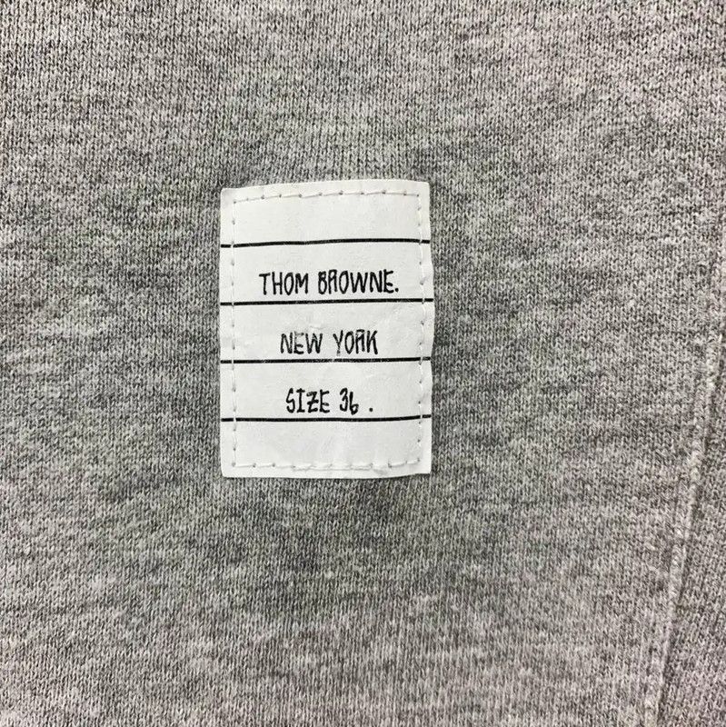Thom Browne Thom Browne Gray Cotton Women's Casual Pants 0089 Size 22" - 6 Thumbnail