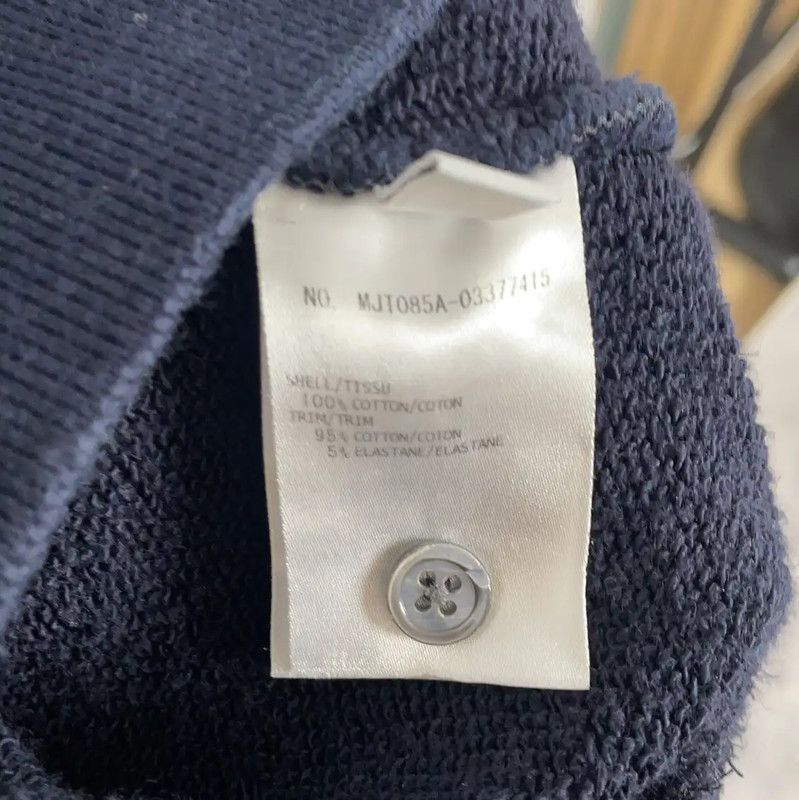 Thom Browne Thom Browne Blue Cotton Striped Logo Sweatshirt 0089 Size XS / US 0-2 / IT 36-38 - 5 Thumbnail