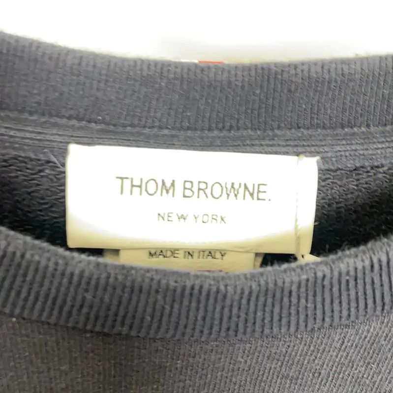 Thom Browne Thom Browne Spring Autumn Navy Cotton Logo Sweatshirt 0089 Size XS / US 0-2 / IT 36-38 - 4 Thumbnail