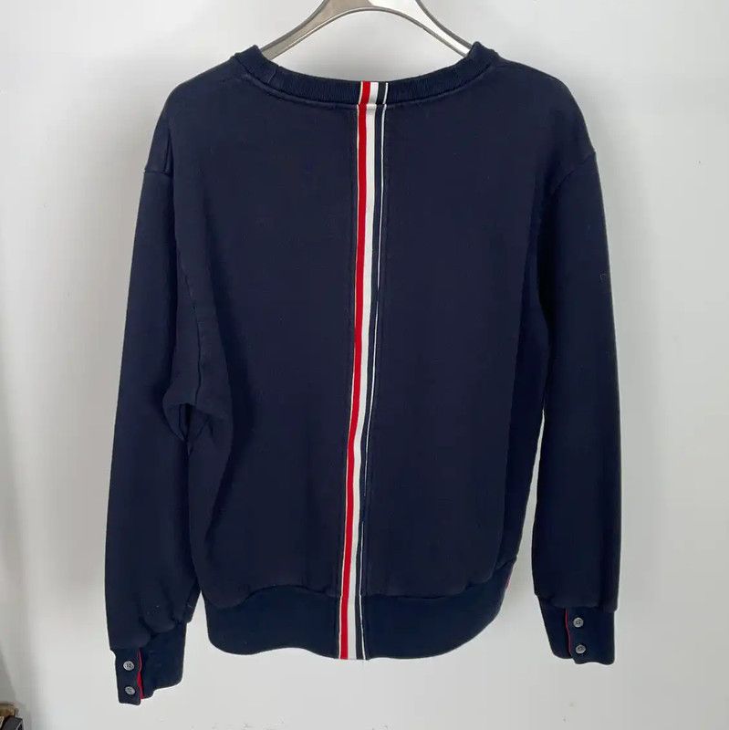 Thom Browne Thom Browne Spring Autumn Navy Cotton Logo Sweatshirt 0089 Size XS / US 0-2 / IT 36-38 - 2 Thumbnail