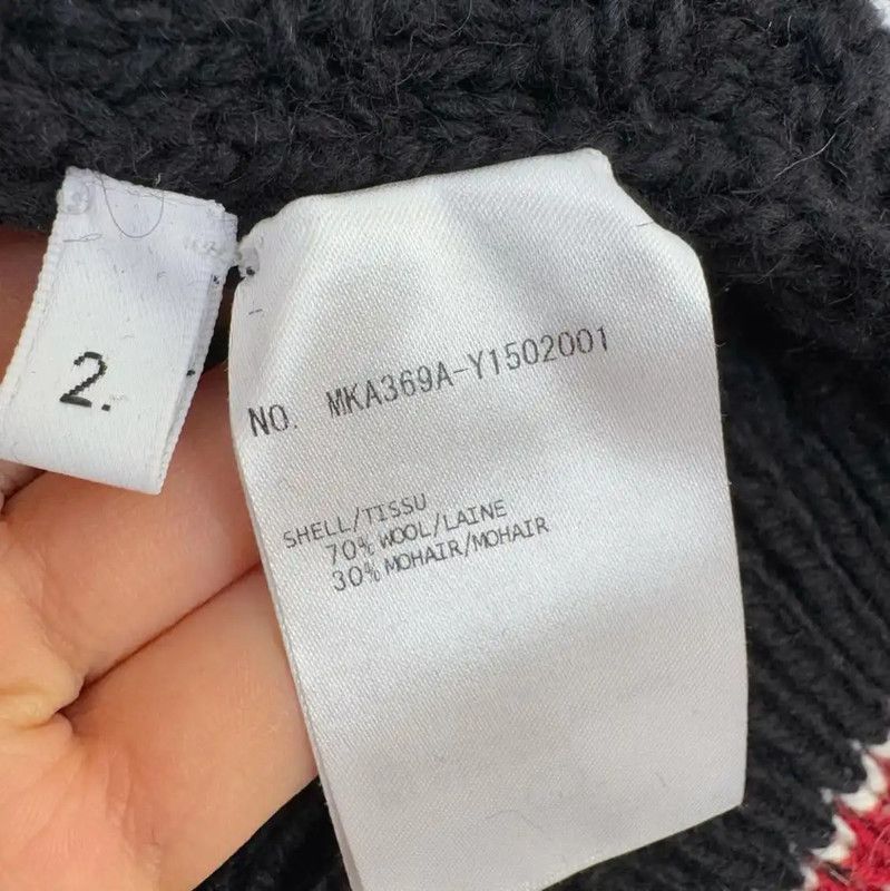 Thom Browne Thom Browne Black Cable Knit Sweater for Women 0089 Size S / US 4 / IT 40 - 4 Thumbnail
