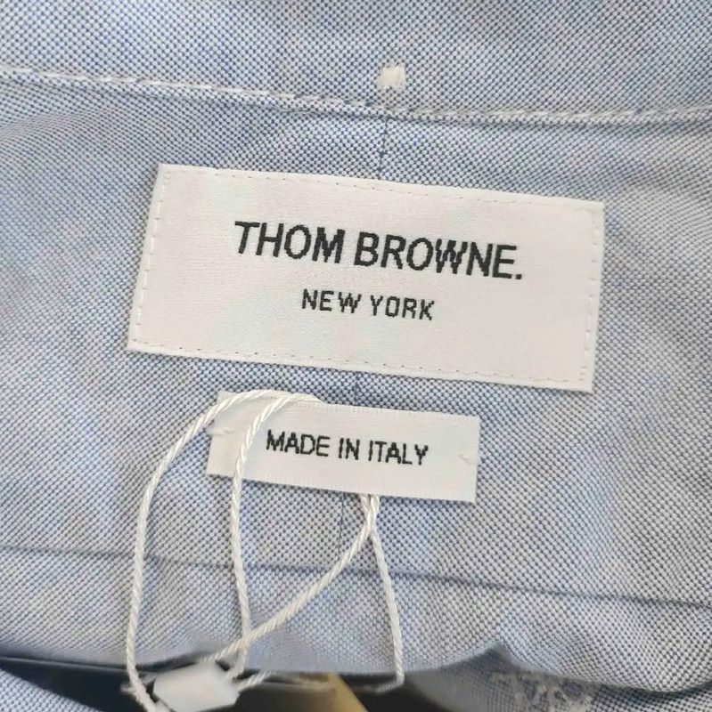 Thom Browne Thom Browne Light Blue Cotton Women's Shirt 0089 Size M / US 6-8 / IT 42-44 - 3 Thumbnail