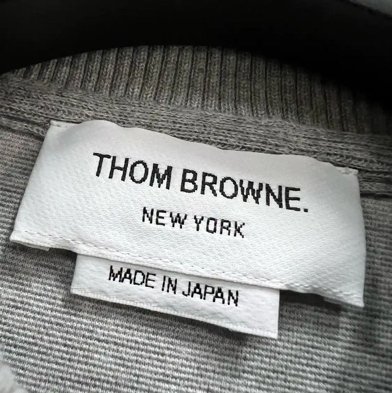 Thom Browne Thom Browne Gray Cotton Spring Jacket 0089 Size ONE SIZE - 2 Thumbnail