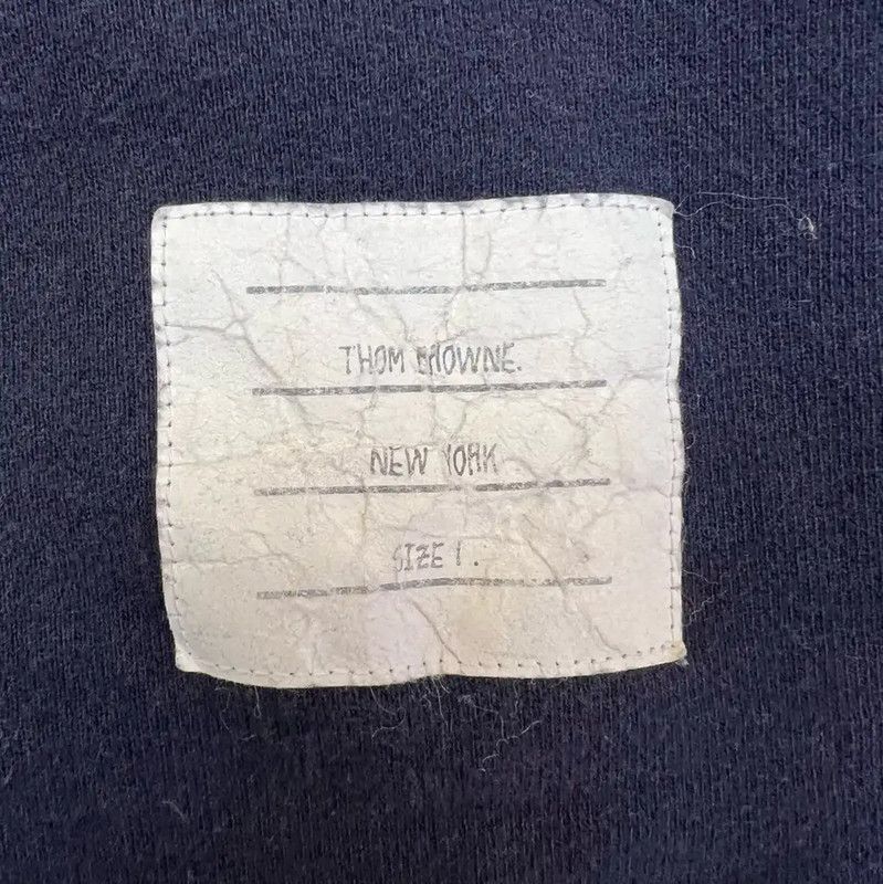Thom Browne Thom Browne Women's Blue Cotton Sweatshirt 0089 Size S / US 4 / IT 40 - 6 Thumbnail