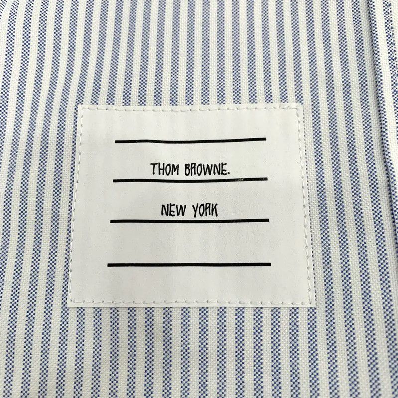 Thom Browne Thom Browne Striped Cotton Shirt with Tie 0089 Size S / US 4 / IT 40 - 7 Thumbnail