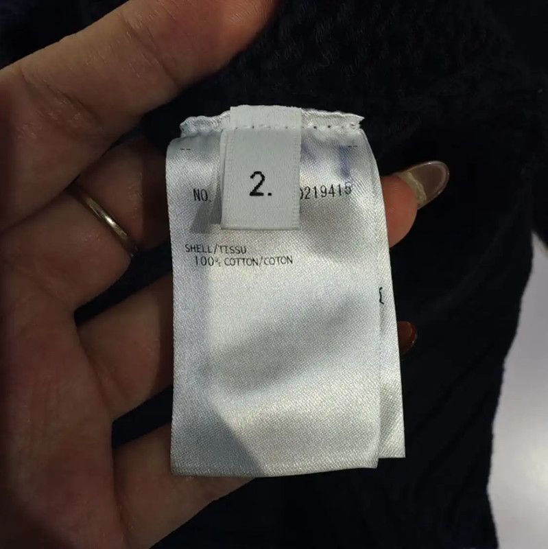Thom Browne Thom Browne Women's Navy Sweater with Anchor Design 0089 Size L / US 10 / IT 46 - 4 Thumbnail