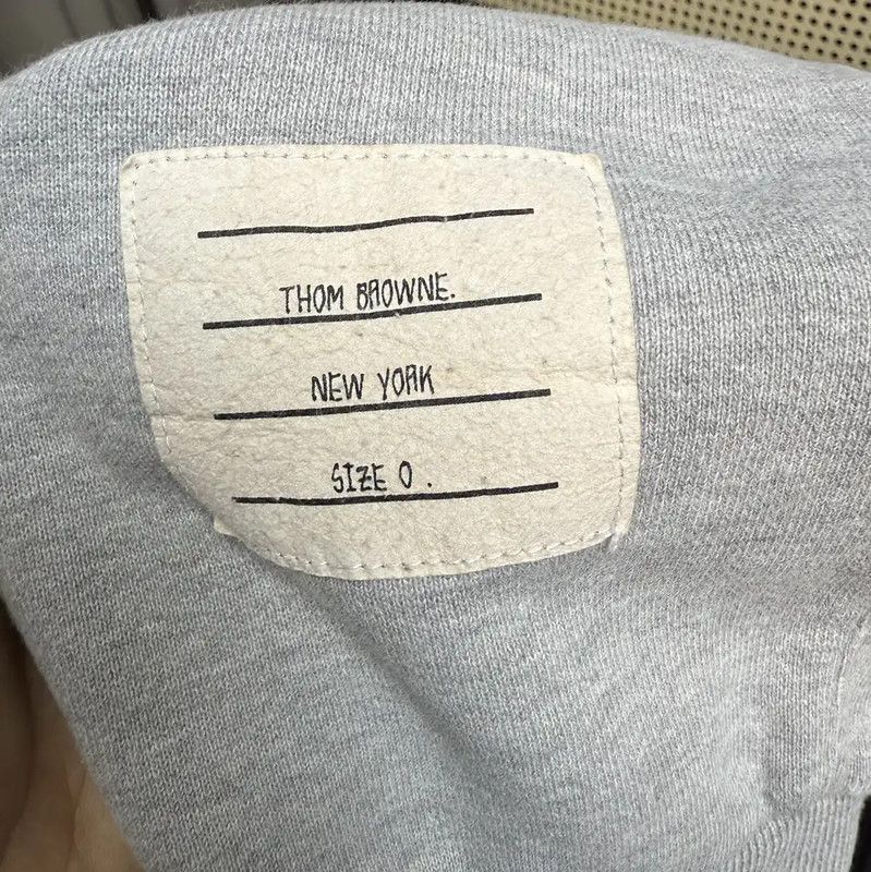 Thom Browne Thom Browne Gray Cotton Joggers Size S 0089 Size 23" - 5 Thumbnail