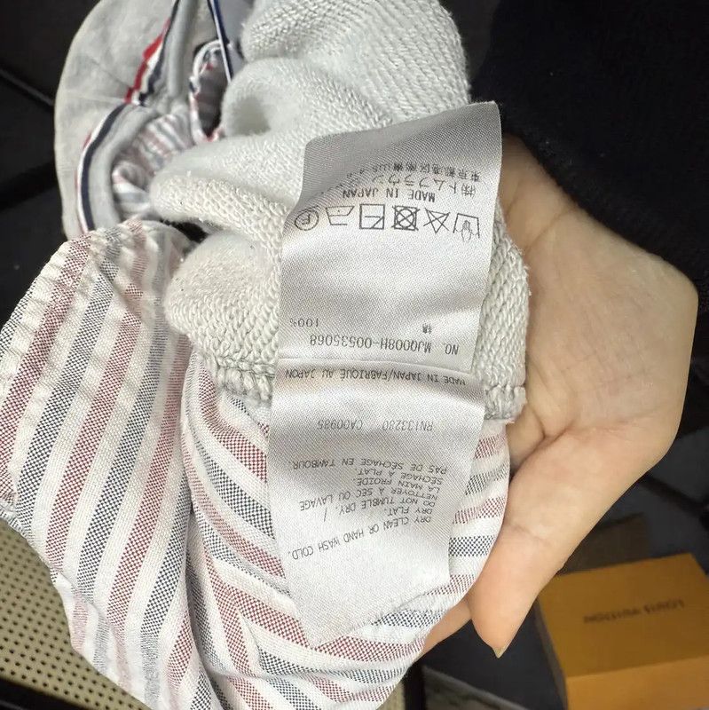 Thom Browne Thom Browne Gray Cotton Joggers Size S 0089 Size 23" - 4 Thumbnail
