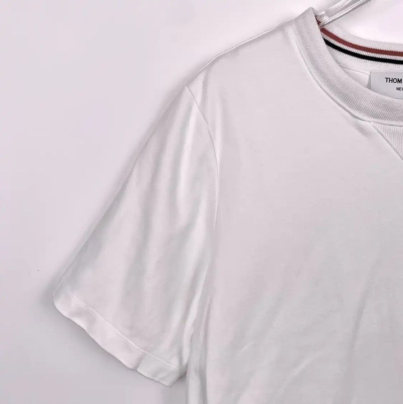 Thom Browne Thom Browne White Cotton Dress for Women 0089 Size M / US 6-8 / IT 42-44 - 3 Thumbnail