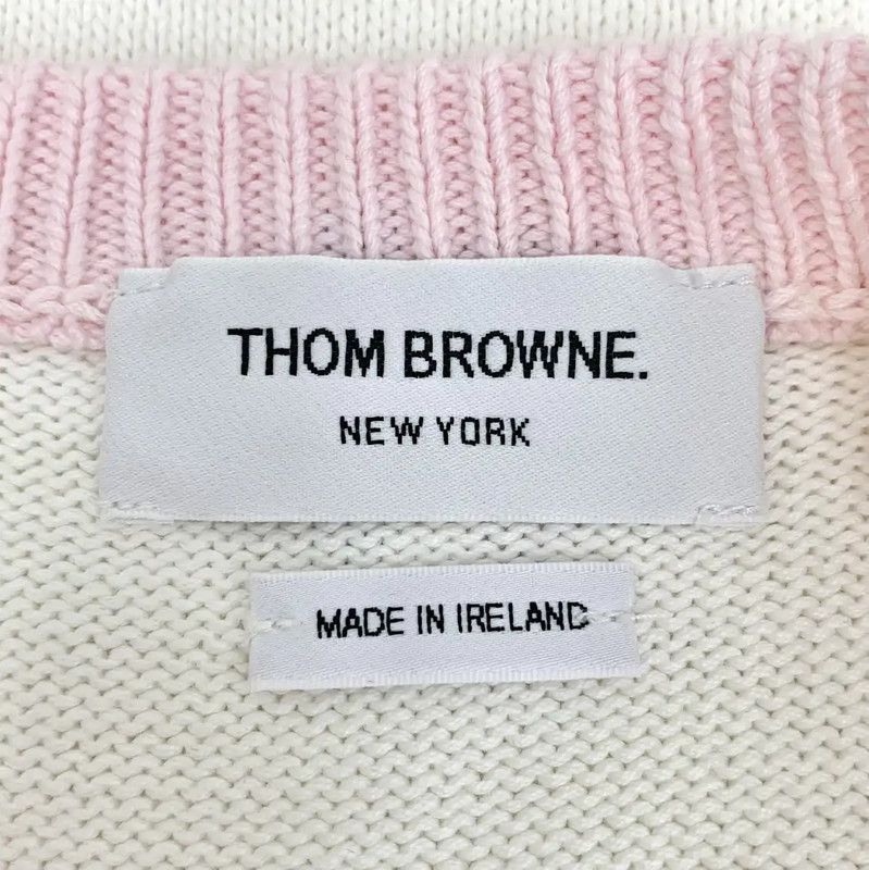 Thom Browne Thom Browne Colorblock Cotton Women’s Pullover Sweater 0089 Size S / US 4 / IT 40 - 5 Thumbnail