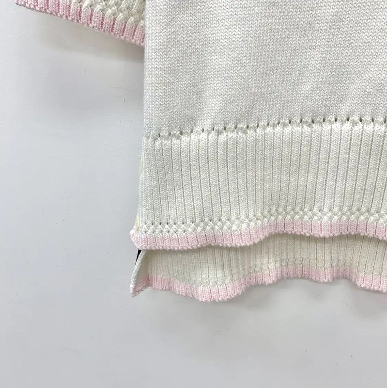 Thom Browne Thom Browne Colorblock Cotton Women’s Pullover Sweater 0089 Size S / US 4 / IT 40 - 4 Thumbnail