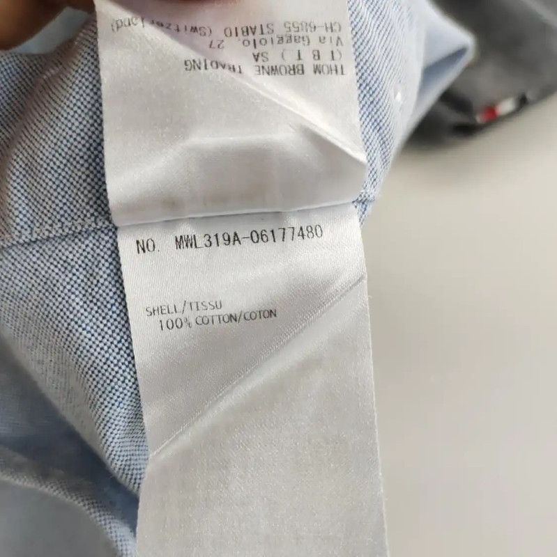 Thom Browne Thom Browne Gray Cotton Women’s Shirt 0089 Size S / US 4 / IT 40 - 3 Thumbnail