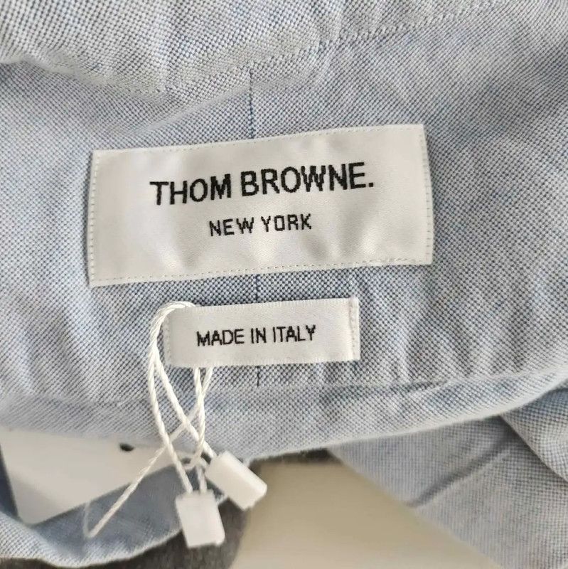 Thom Browne Thom Browne Gray Cotton Women’s Shirt 0089 Size S / US 4 / IT 40 - 4 Thumbnail