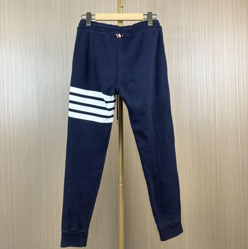 Thom Browne Thom Browne Navy Cotton Casual Pants for Women 0089 Size 24" / US 00 / IT 34 - 2 Thumbnail