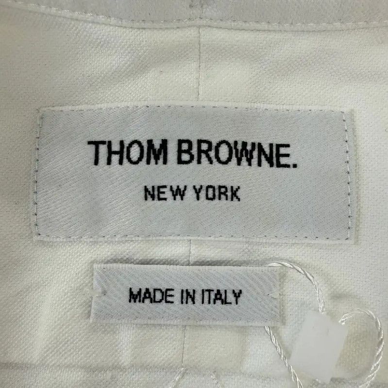Thom Browne Thom Browne White Cotton Women's Shirt 0089 Size M / US 6-8 / IT 42-44 - 3 Thumbnail