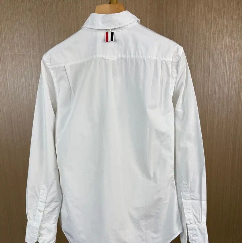 Thom Browne Thom Browne White Cotton Women's Shirt 0089 Size L / US 10 / IT 46 - 2 Thumbnail