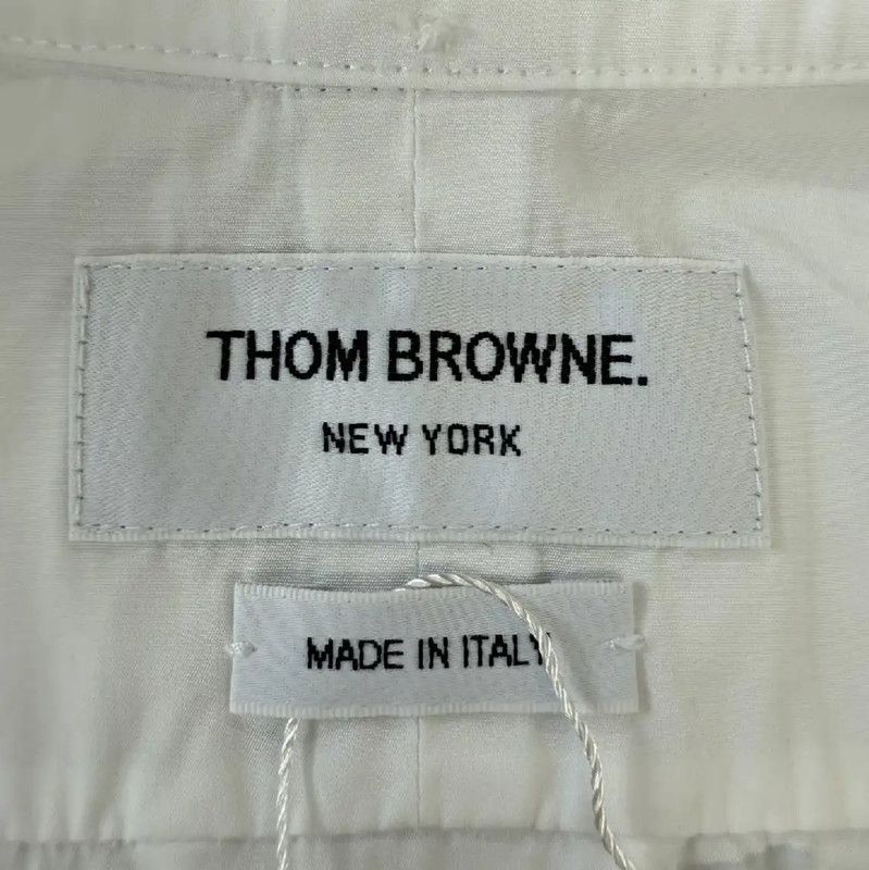 Thom Browne Thom Browne White Cotton Women's Shirt 0089 Size L / US 10 / IT 46 - 3 Thumbnail