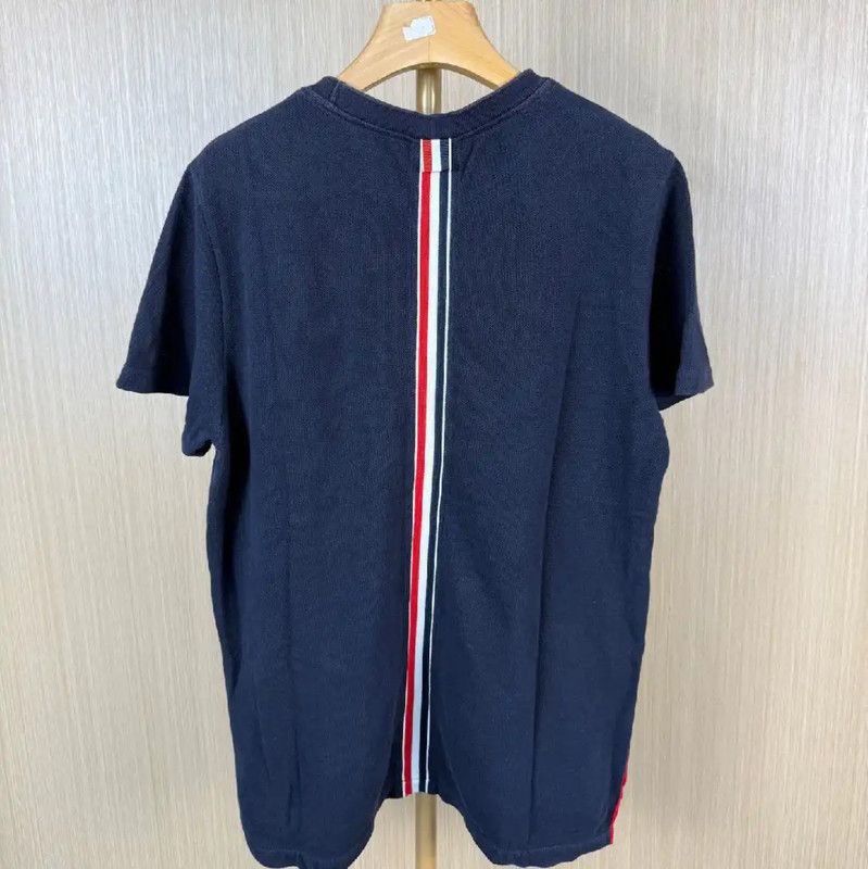Thom Browne Thom Browne Black Cotton Ladies T-Shirt 0089 Size M / US 6-8 / IT 42-44 - 2 Thumbnail