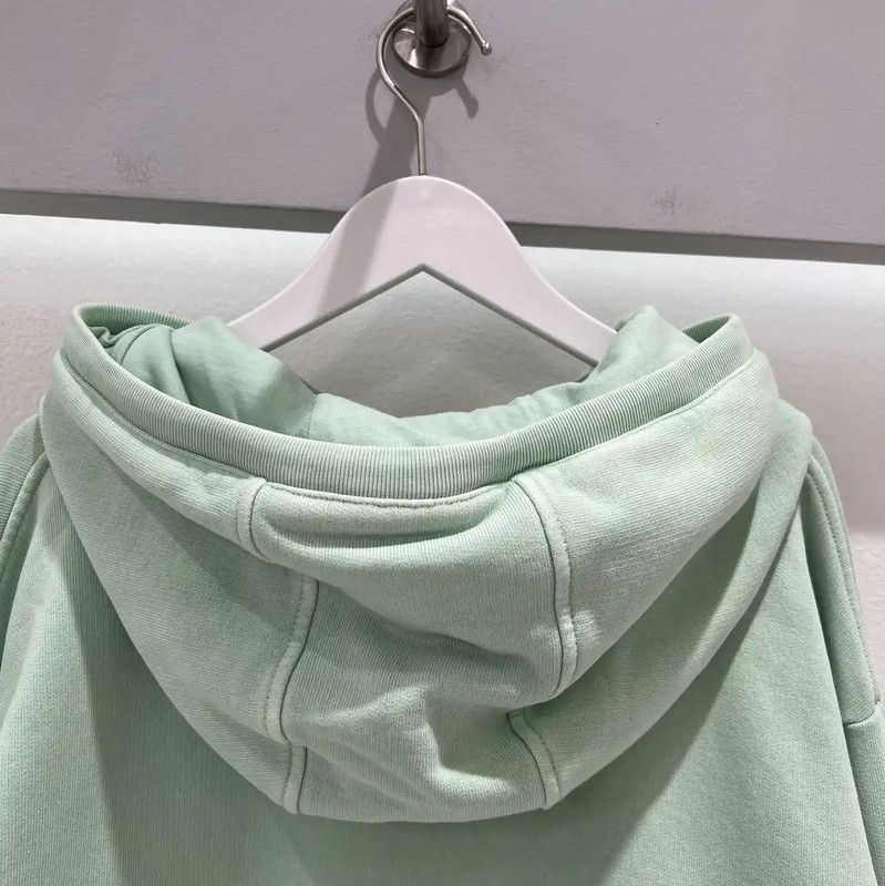 Thom Browne Thom Browne Green Logo Cotton Hoodie for Women 0089 Size ONE SIZE - 3 Thumbnail