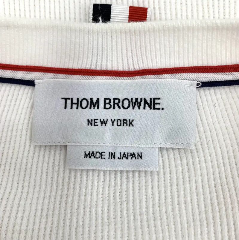 Thom Browne Thom Browne White Sweatshirt for Women 0089 Size S / US 4 / IT 40 - 5 Thumbnail