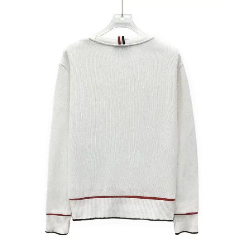 Thom Browne Thom Browne White Sweatshirt for Women 0089 Size S / US 4 / IT 40 - 2 Thumbnail