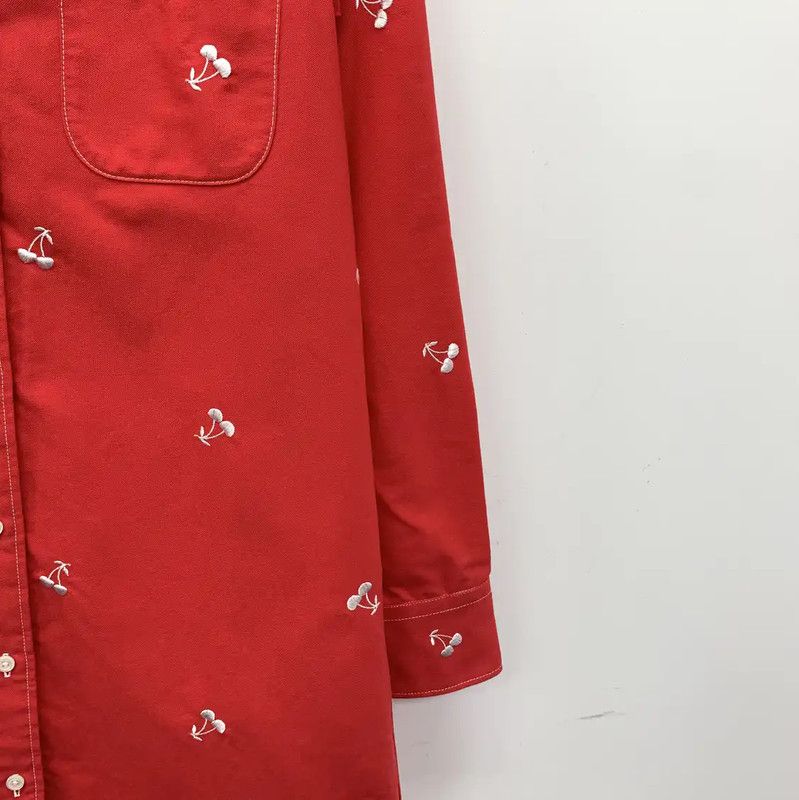 Thom Browne Thom Browne Red Cotton Women's Shirt 0089 Size S / US 4 / IT 40 - 4 Thumbnail